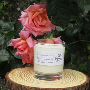 Handmade Lily Rose Cottage Candle