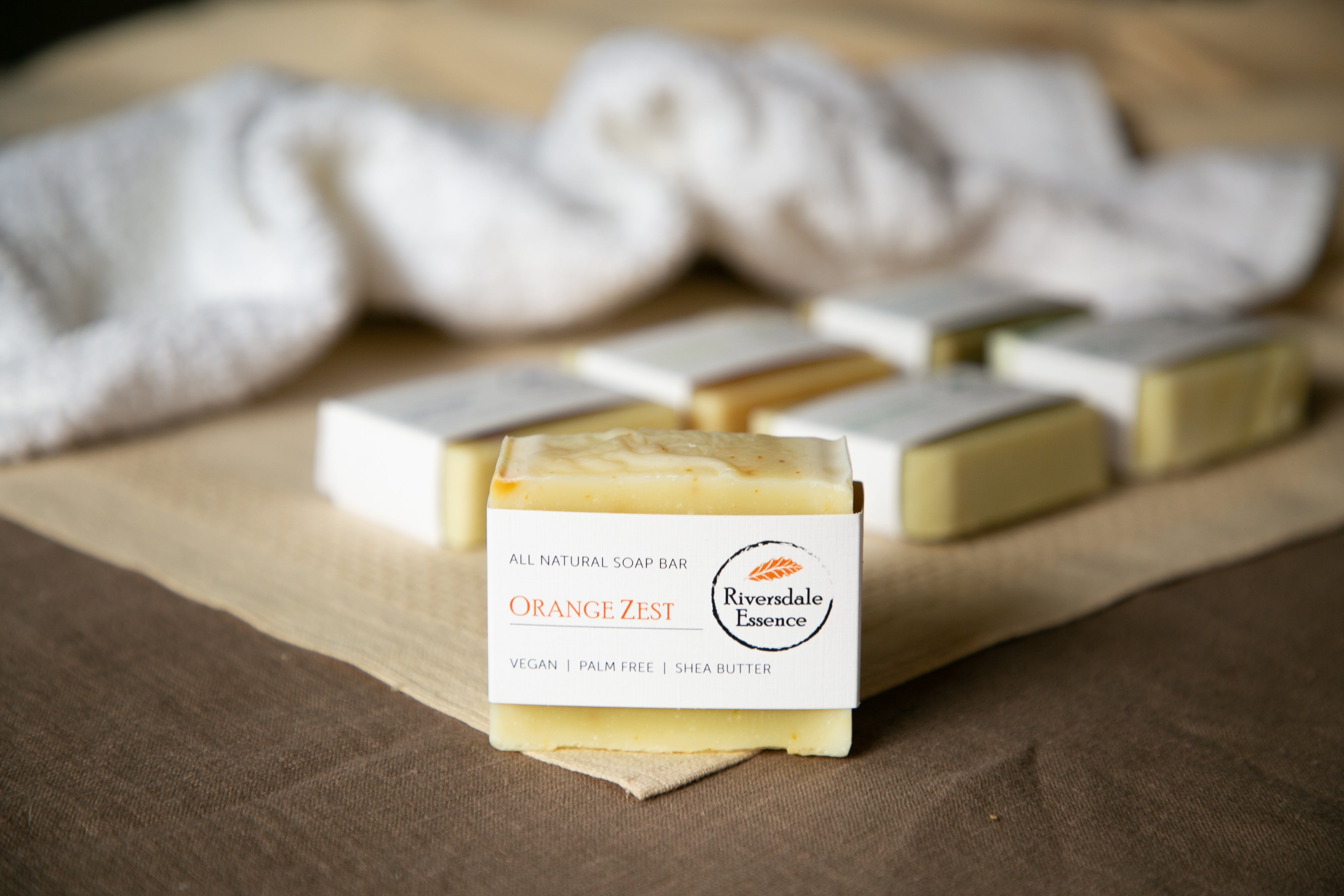 Handmade 6 Bar Soap Set - Orange Zest/Mint/Coffee/Woodland Forest/Wild Atlantic Sea Kelp/Bee Happy Honee