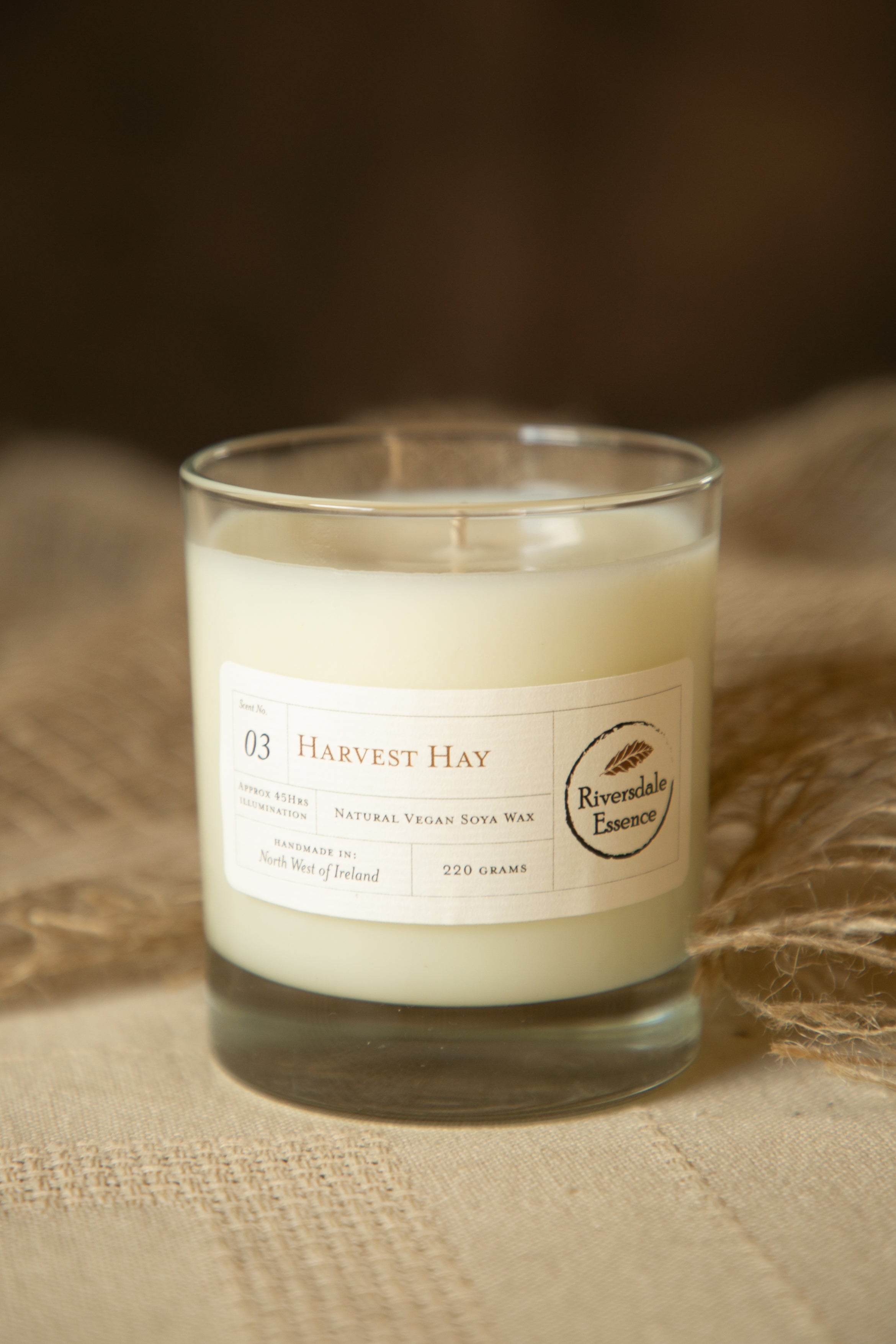 glass candle