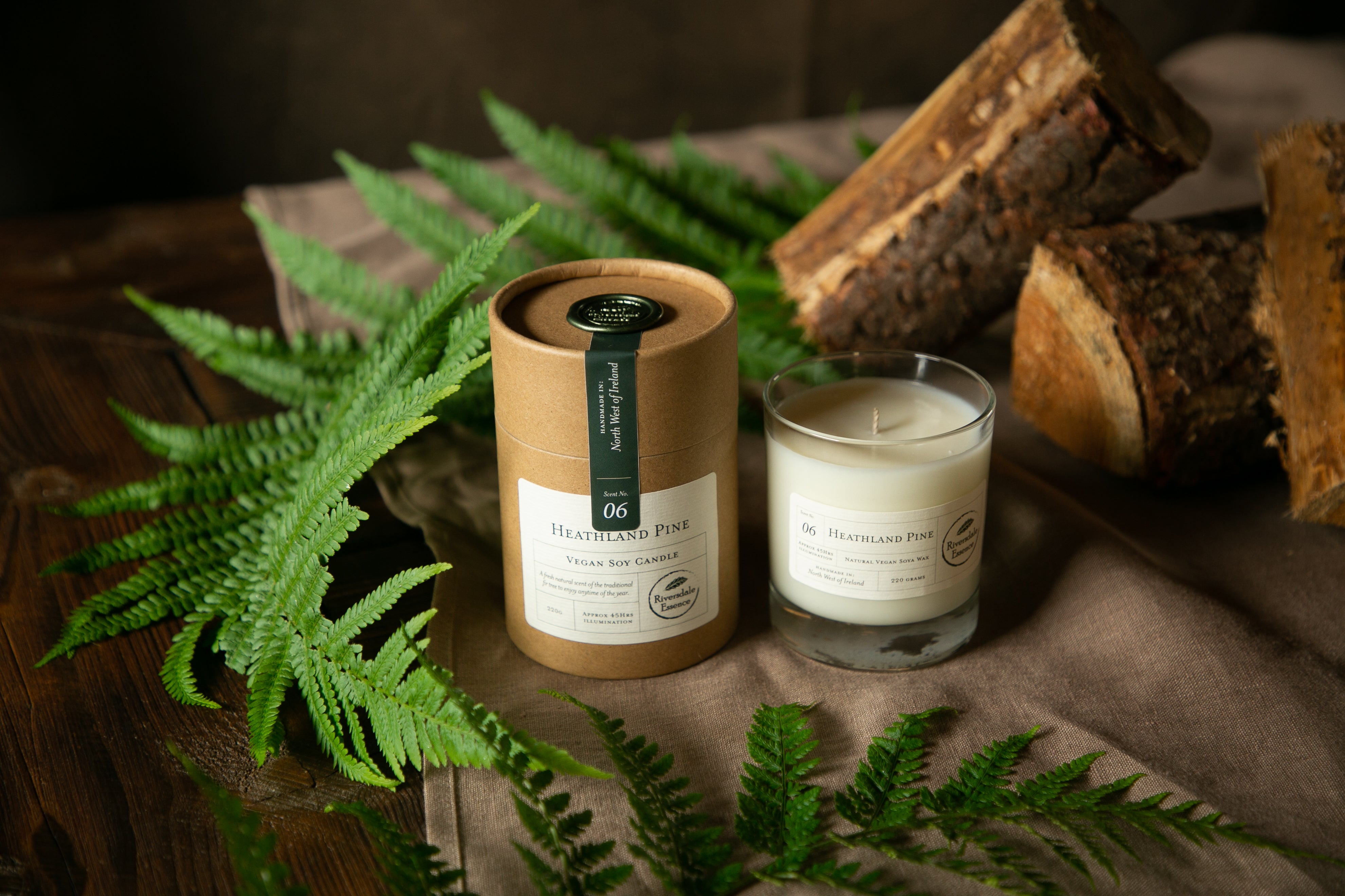 Handmade Heathland Pine Candle | Christmas Tree